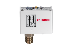 Реле давления KPI35R диапазон уставок -0,2-7,5 бар, присоединение G 1/2 Ридан